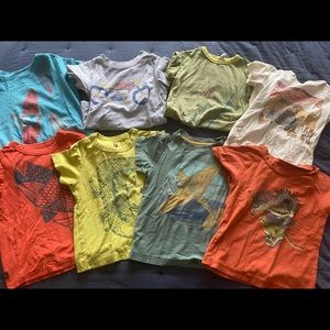 Eight Boy 2T Tea graphic tees